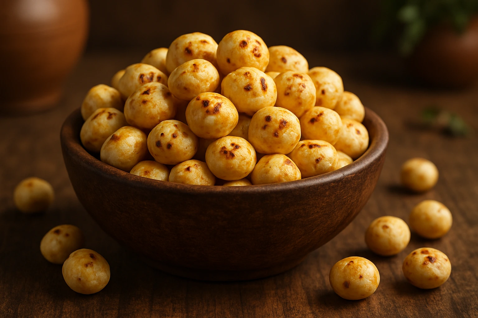Roasted and ready-to-eat Makhana snacks